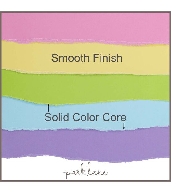 50 Sheet 8.5" x 11" Pastel Solid Core Cardstock Paper Pack by Park Lane, , hi-res, image 5