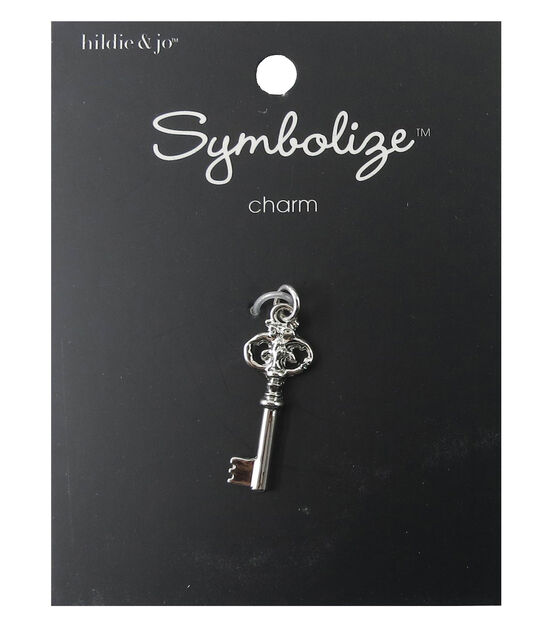 Silver Key Charm by hildie & jo