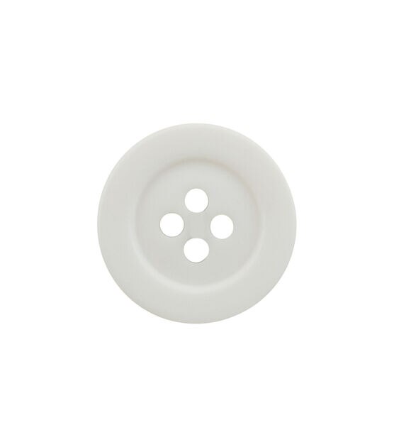 La Mode 3/4" White Round 4 Hole Buttons 3pk, , hi-res, image 2