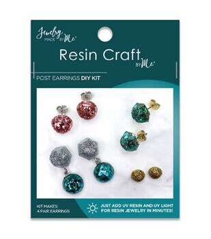 Jewelry Made by Me 31ct Christmas Resin Craft Accessory Kit