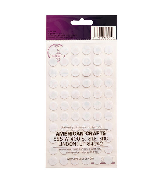 American Crafts Stickers Tiny Travel Icon, , hi-res, image 3