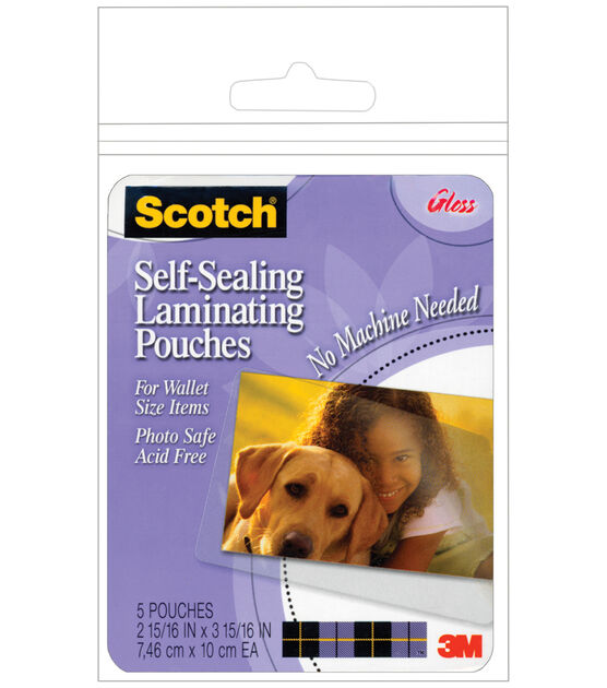 Scotch Self Sealing Laminating Pouches 5pk