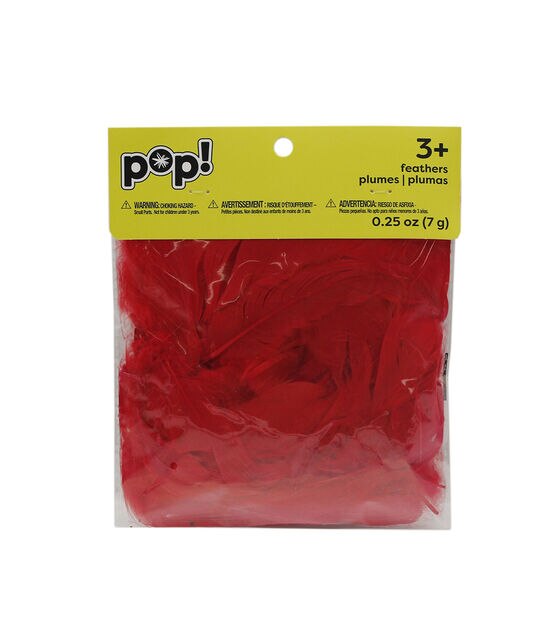 POP! Marabou Red Feathers 0.25oz