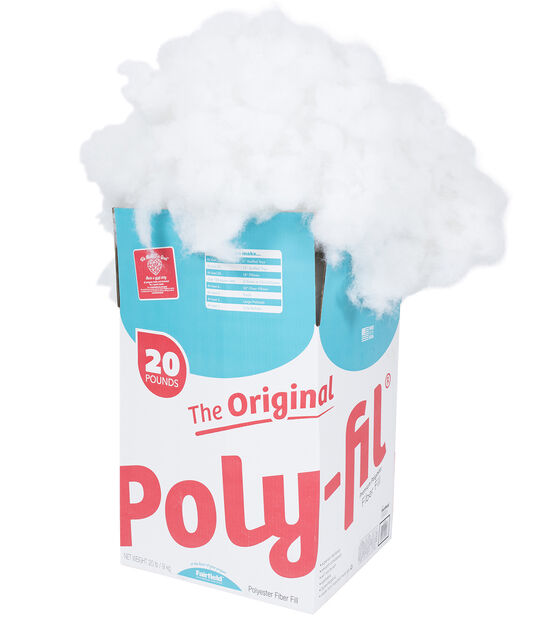Poly-Fil Premium Polyester Fiber Fill 20lb box, , hi-res, image 3