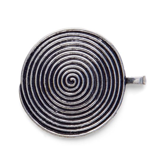 52mm Silver Spiral Focal Pendant by hildie & jo, , hi-res, image 2
