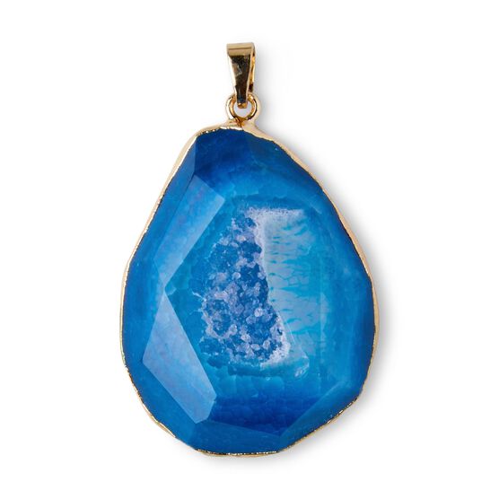 Blue Agate Pendant by hildie & jo, , hi-res, image 2