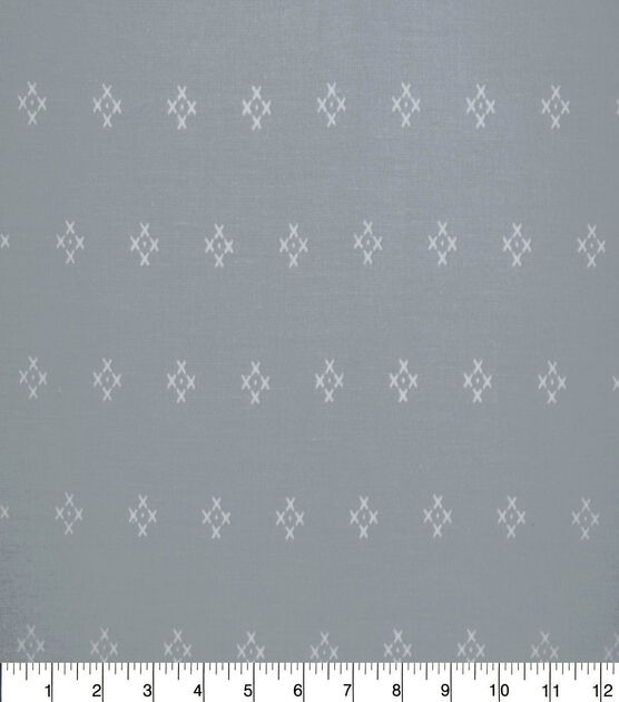 Print on Gray Quilt Cotton Fabric by Quilter's Showcase, , hi-res, image 1