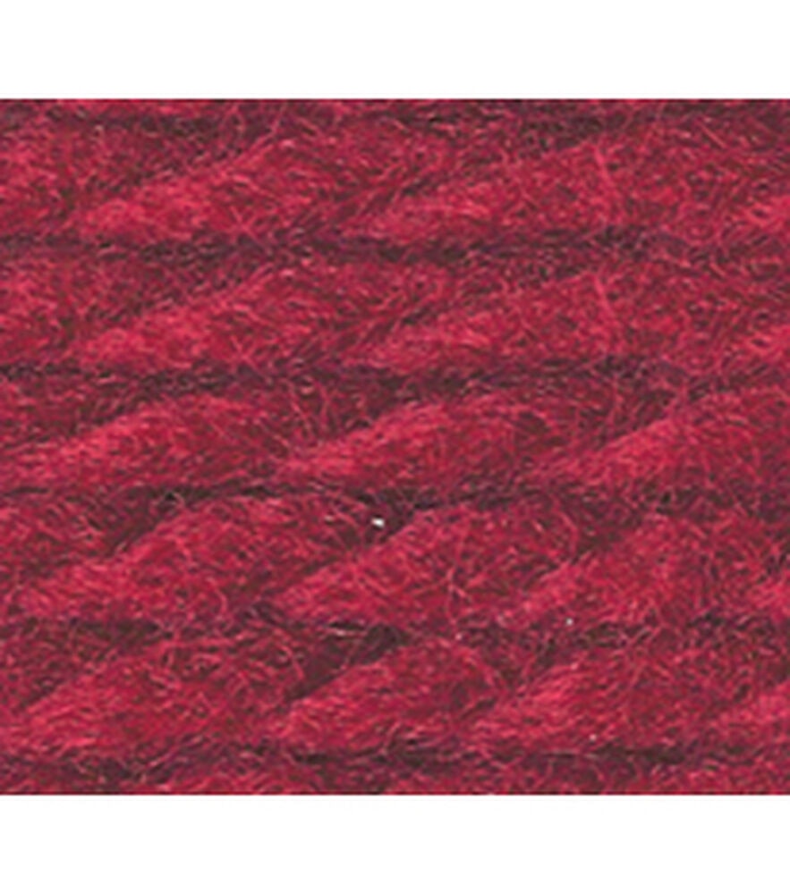 Lion Brand Wool Ease Thick & Quick Super Bulky Acrylic Blend Yarn, Cranberry, swatch, image 7