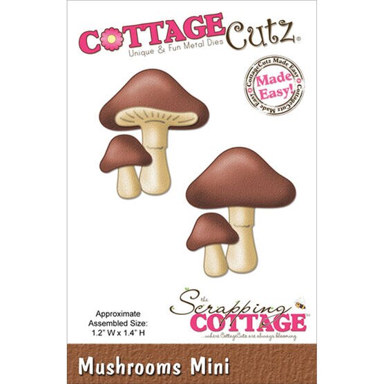 CottageCutz Mini Die Mushrooms
