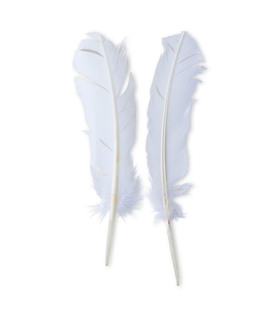 POP! Turkey Quills White Feathers 4pc, , hi-res, image 3