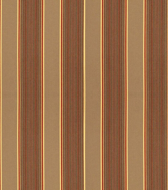Sunbrella Outdoor Stripe Fabric 54" Davidson Redwood