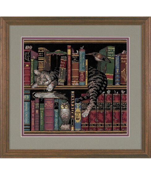 Zamtac Wholesale Needlework,Stitch,14CT Cross Stitch,Sets For Embroidery Kits,Small Lovely Dog Patterns Counted Cross-Stitching Cross Stitch Fabric CT number: 14CT white canvas