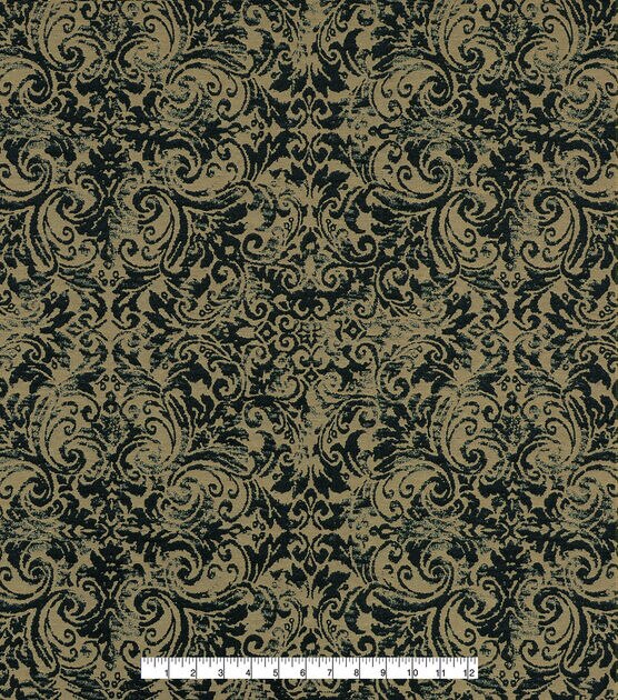 Covington Upholstery Fabric 55'' Black & Tan Pearson, , hi-res, image 3