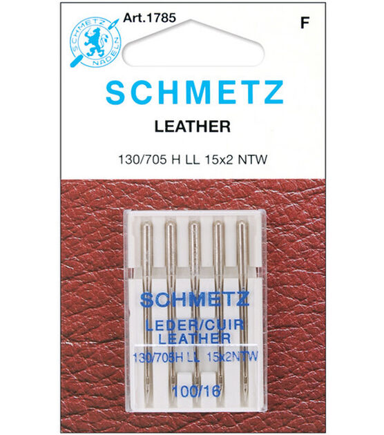 Schmetz Leather Machine Needles 5 pk Size 16/100