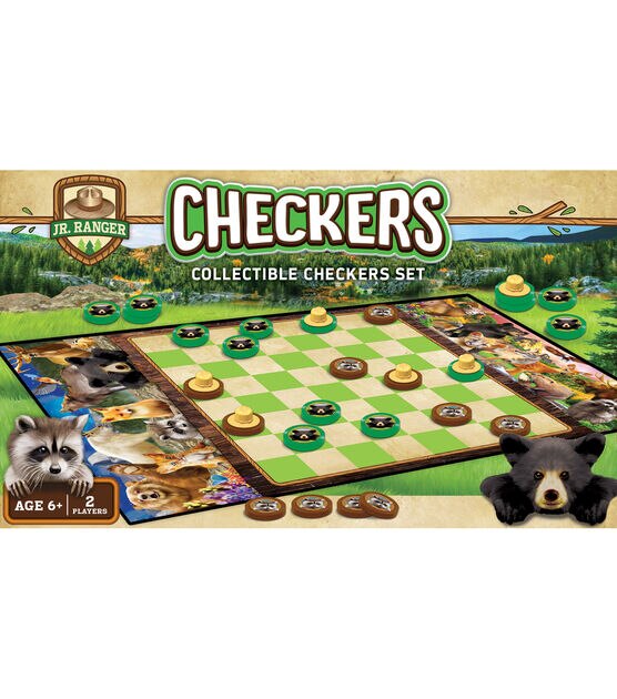 MasterPieces 34ct Junior Ranger Checkers Licensed Board Game