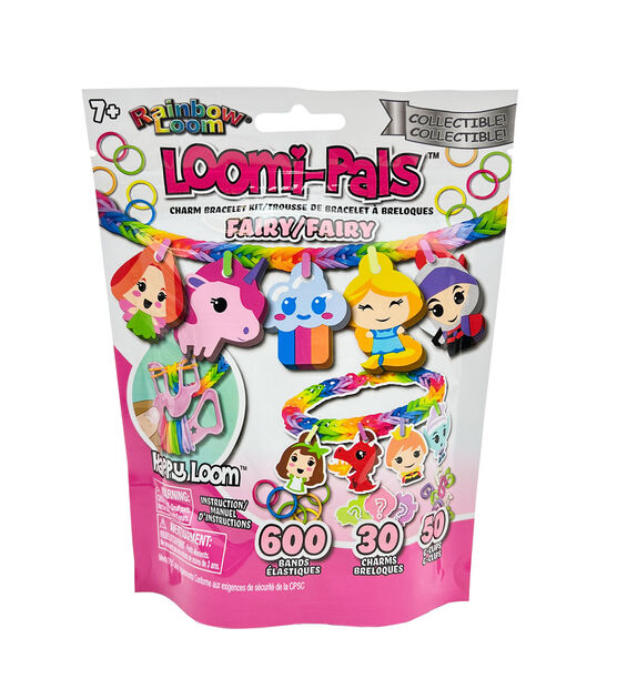 Rainbow Loom 680pc Loomi Pal Fairy Charm Bracelet Kit