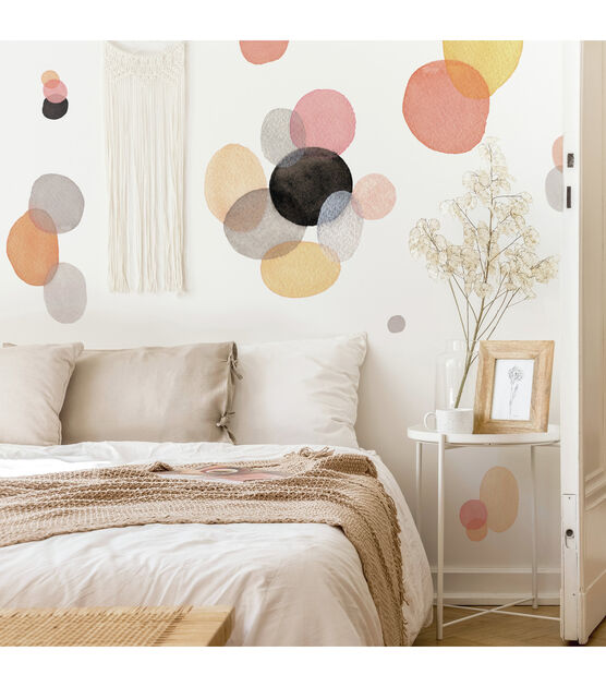 RoomMates Wall Decals Abstract Watercolor Shapes, , hi-res, image 3