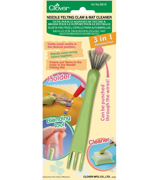 Clover Felting Needle Claw And Mat Cleaner