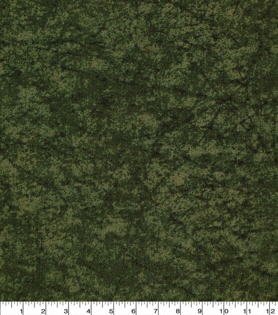 Green Distressed Quilt Cotton Fabric by Keepsake Calico