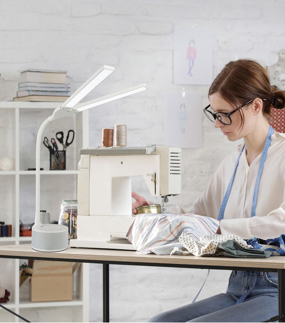 ottlite dual head led desk lamp