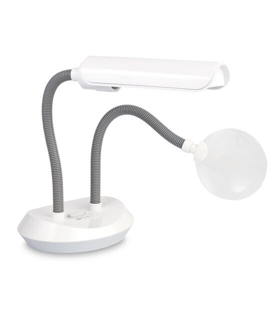 OttLite 19" White DuoFlex Magnifier Lamp, , hi-res, image 3