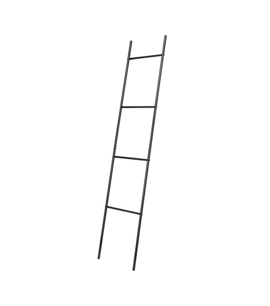 Honey Can Do Leaning Ladder Rack Black, , hi-res, image 5