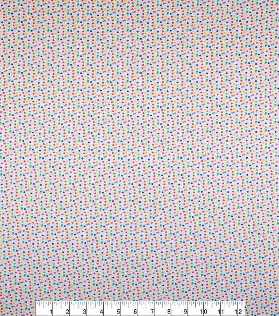 Confetti Dots Multi Celebration Cotton Fabric, , hi-res, image 2