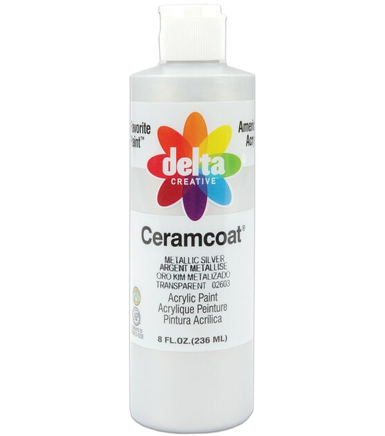Delta Ceramcoat Acrylic Paint 8oz Rain Grey
