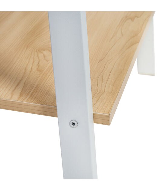Honey Can Do 22" x 67.5" Wood & Metal 5 Tier A Frame Ladder Shelf 50lbs, , hi-res, image 8