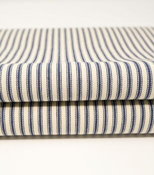 Covington New Woven Ticking Stripe Boxwood | Medium Weight Woven Fabric |  Home Decor Fabric | 55 Wide