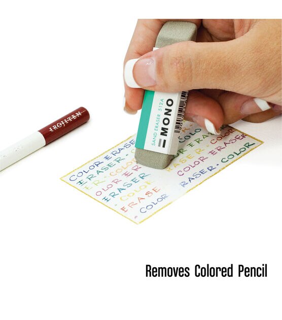 Colored Pencil Eraser 2pk, , hi-res, image 2