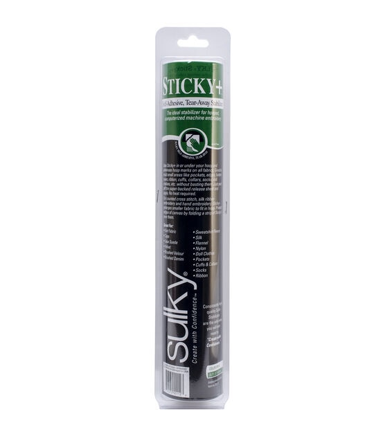 Sulky Sticky Self Adhesive Tear Away Stabilizer 12W x 6yds