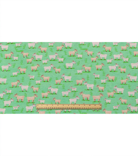 Goats Super Snuggle Flannel Fabric, , hi-res, image 4