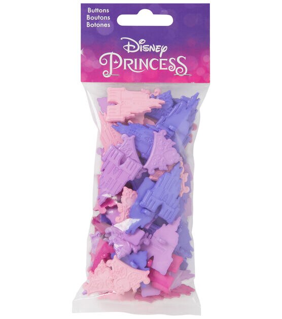 Blumenthal Lansing 2.5oz Disney Princess Castle & Crown Buttons