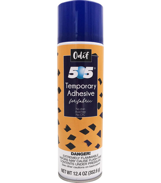 3 Pack of 505 Temporary Fabric Adhesive Spray From Odif Great for Minky  Strip Quilts 