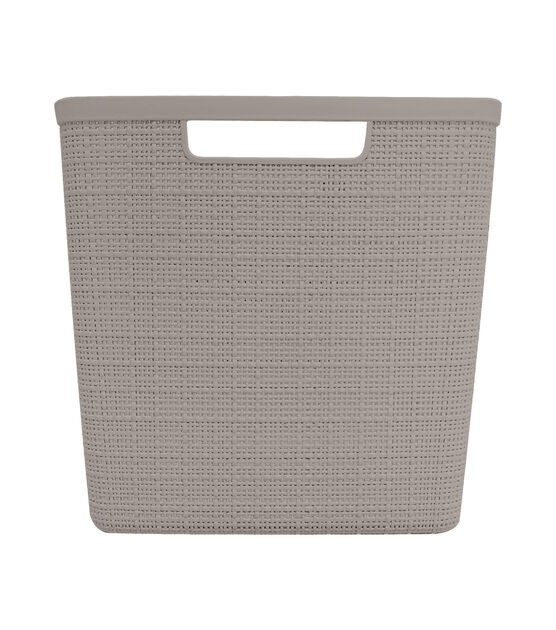 11" Resin Cube Basket With Cutout Handles, , hi-res, image 4