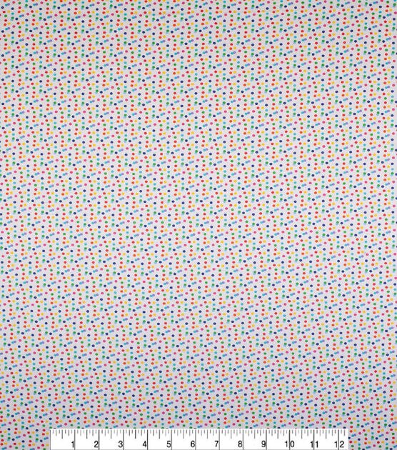 Confetti Dots Multi Celebration Cotton Fabric, , hi-res, image 2