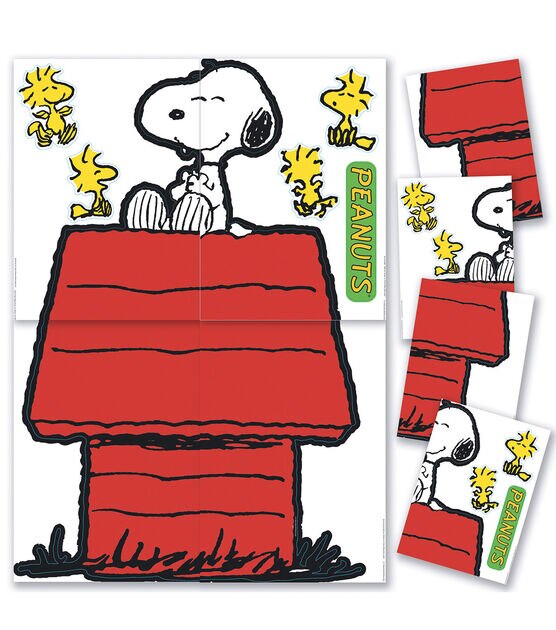 Eureka 4' Giant Character Snoopy & Dog House Bulletin Board Set 2ct