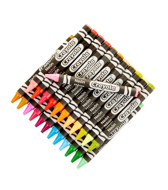 New Bundle Of 3 Crayola Crayons in Pearl, Glitter and Neon color
