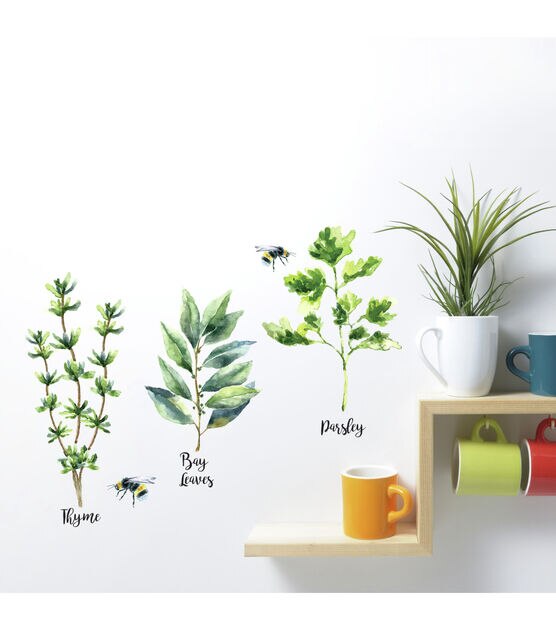 RoomMates Wall Decals Watercolor Herb, , hi-res, image 3