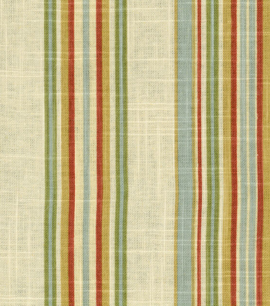 Waverly Multi Purpose Decor Fabric 55" Stripe Ensemble Robin's Egg