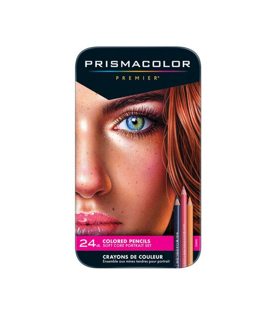 Sanford Prismacolor Premier Portrait Colored Pencil Tin 24Pk