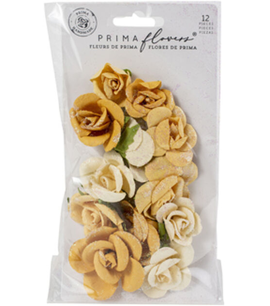 Prima Marketing Mulberry Paper Flowers Rising Fire Diamond