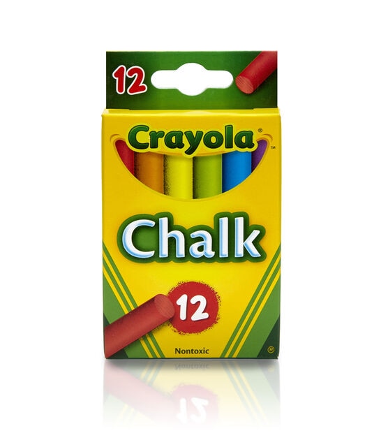  Crayola White Chalk 12 Ea (Pack of 6) : Arts, Crafts & Sewing