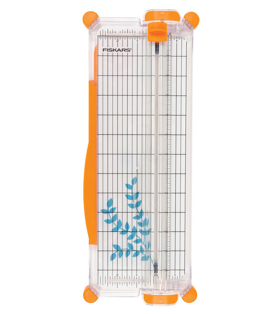 Fiskars SureCut™ Deluxe Craft Paper Trimmer - 12” Cut Length - Craft Paper  Cutter with Grid Lines