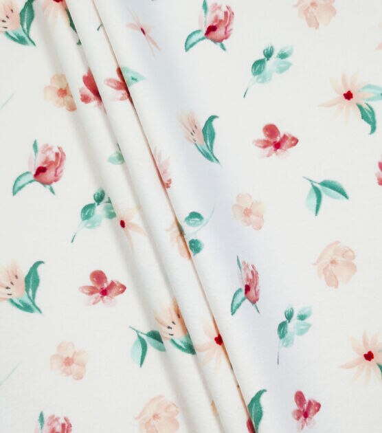 Fresh Picked Floral Nursery Flannel Fabric by Lil' POP!, , hi-res, image 2