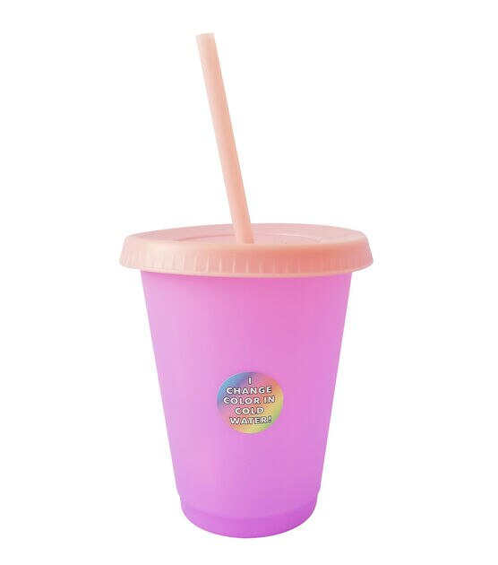 Summer Color Changing Tumbler - Pink