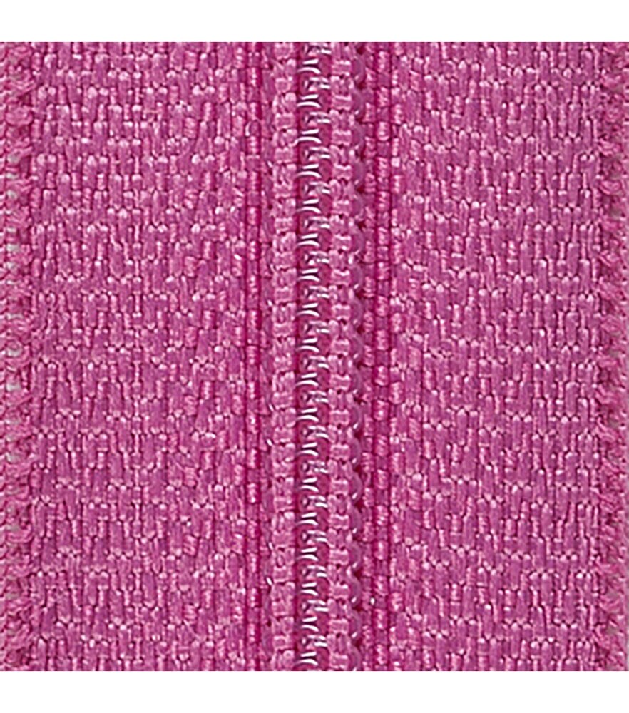 Coats & Clark All Purpose Plastic Zipper 12", Hot Pink, swatch, image 6