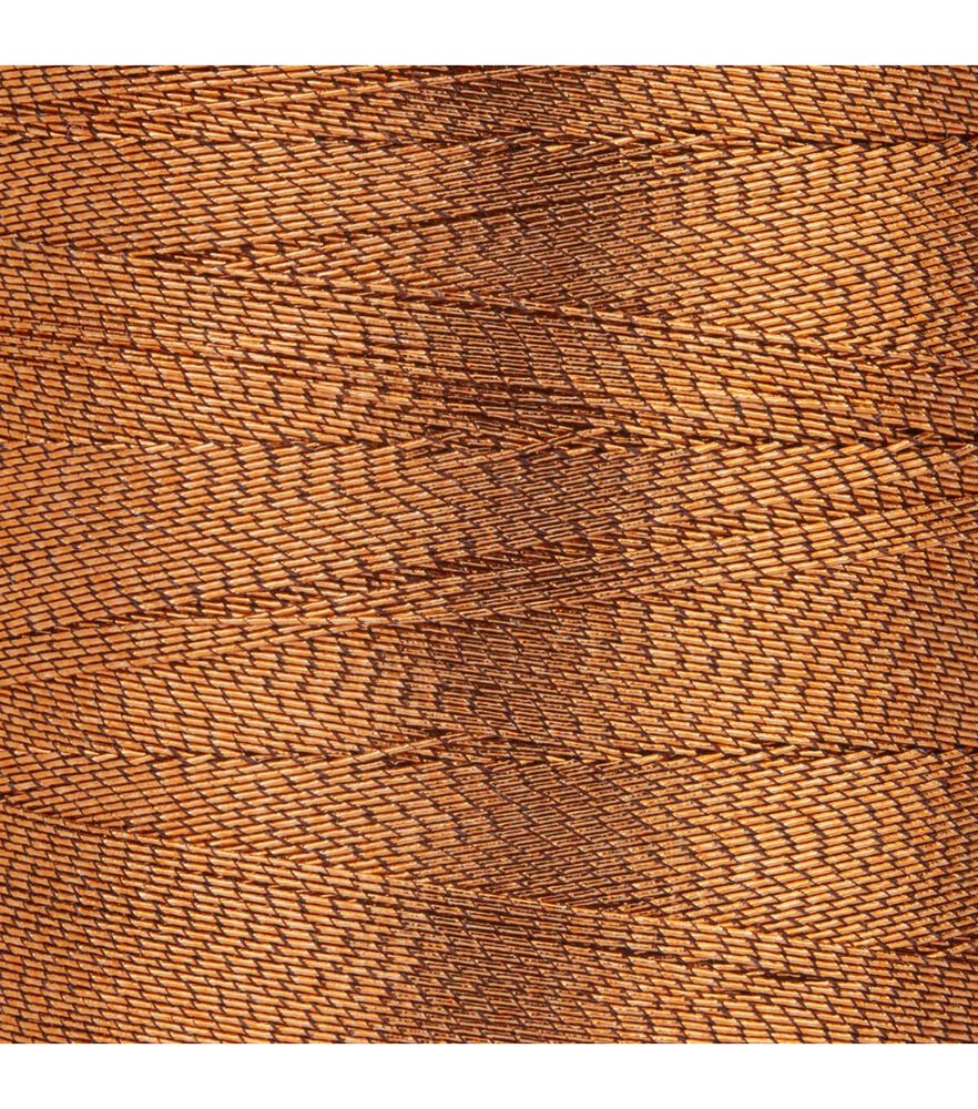 Coats & Clark 600yd Metallic 40wt Embroidery Thread, Metallic Copper Embroidery Thr, swatch, image 2