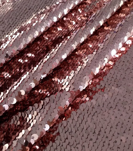 Embellished Fabrics Sequin Fabric Rosegold | JOANN